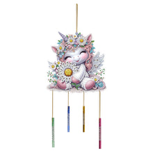 Load image into Gallery viewer, Cartoon Diamond Art Sun Catcher Double Sided DIY Crystal Wind Chimes Pendant Kit