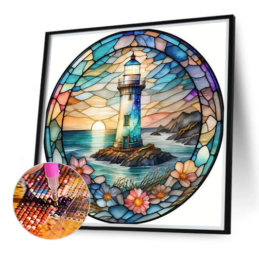 Diamond Painting - Full Round - glass art (40*40CM)