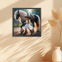 Load image into Gallery viewer, Diamond Painting - Full Round - cowgirl (30*30CM)