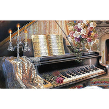 Load image into Gallery viewer, AB Diamond Painting - Full Round - classical piano (80*50CM)