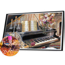 Load image into Gallery viewer, AB Diamond Painting - Full Round - classical piano (80*50CM)