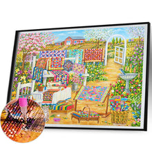 Load image into Gallery viewer, AB Diamond Painting - Full Round - Small courtyard scenery (50*40CM)
