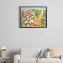 Load image into Gallery viewer, AB Diamond Painting - Full Round - Small courtyard scenery (50*40CM)