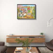 Load image into Gallery viewer, AB Diamond Painting - Full Round - Small courtyard scenery (50*40CM)