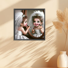 Load image into Gallery viewer, Diamond Painting - Full Round - girl with makeup (30*30CM)