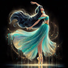 Load image into Gallery viewer, Diamond Painting - Full Round - dancing princess jasmine (40*40CM)