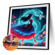Load image into Gallery viewer, Diamond Painting - Full Round - Dancing Princess Mulan (40*40CM)