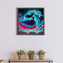 Load image into Gallery viewer, Diamond Painting - Full Round - Dancing Princess Mulan (40*40CM)