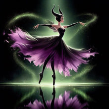 Load image into Gallery viewer, Diamond Painting - Full Round - dancing maleficent queen (40*40CM)