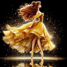 Load image into Gallery viewer, Diamond Painting - Full Round - dancing princess belle (40*40CM)