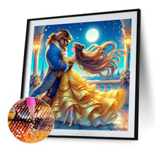 Load image into Gallery viewer, Diamond Painting - Full Round - dancing princess belle and the beast (40*40CM)