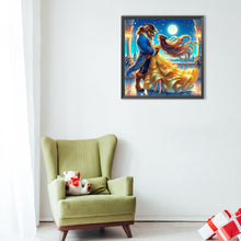 Load image into Gallery viewer, Diamond Painting - Full Round - dancing princess belle and the beast (40*40CM)