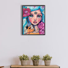 Load image into Gallery viewer, Diamond Painting - Full Square - abstract girl (30*40CM)