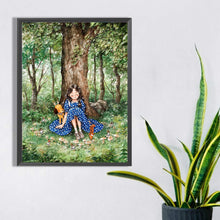 Load image into Gallery viewer, Diamond Painting - Full Square - rest under tree (30*40CM)