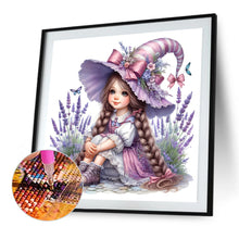 Load image into Gallery viewer, Diamond Painting - Full Square - lavender girl (30x30CM)