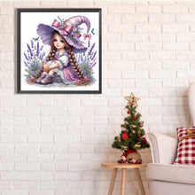 Load image into Gallery viewer, Diamond Painting - Full Square - lavender girl (30x30CM)