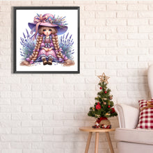 Load image into Gallery viewer, Diamond Painting - Full Square - lavender girl (30x30CM)