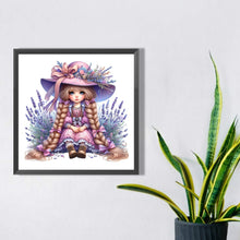 Load image into Gallery viewer, Diamond Painting - Full Square - lavender girl (30x30CM)