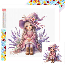 Load image into Gallery viewer, Diamond Painting - Full Square - lavender girl (30x30CM)