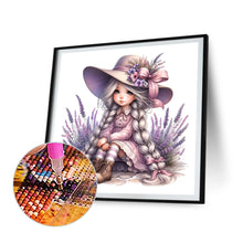 Load image into Gallery viewer, Diamond Painting - Full Round - lavender girl (30*30CM)