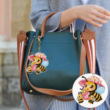 Load image into Gallery viewer, 6Pcs Acrylic Double Sided Animal Family Diamond Art Keyring for Beginners Adults