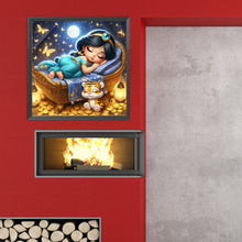Load image into Gallery viewer, Diamond Painting - Full Round - sleeping princess jasmine (40*40CM)