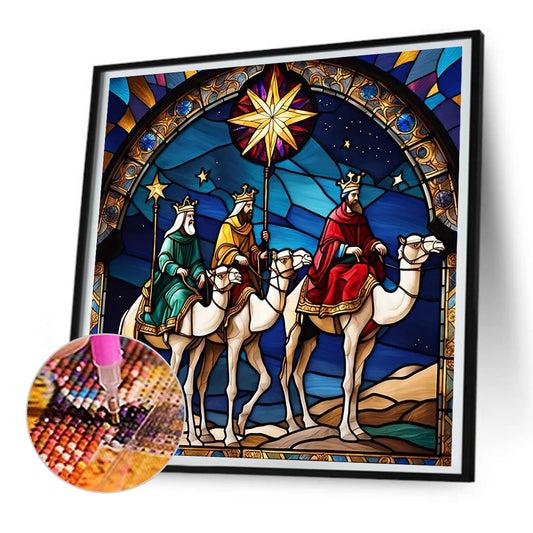 Diamond Painting - Full Round - glass art king (30*30CM)