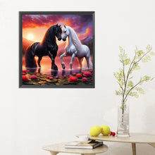 Load image into Gallery viewer, Diamond Painting - Full Round - horse (30*30CM)
