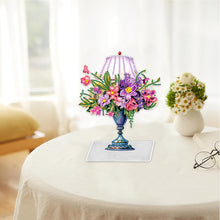 Load image into Gallery viewer, Flower Lamp Special Shaped Colorful Desktop Diamond Art Kits Bedroom Table Decor