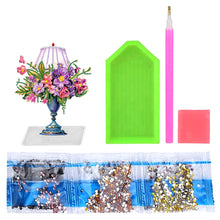 Load image into Gallery viewer, Flower Lamp Special Shaped Colorful Desktop Diamond Art Kits Bedroom Table Decor
