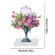 Load image into Gallery viewer, Flower Lamp Special Shaped Colorful Desktop Diamond Art Kits Bedroom Table Decor