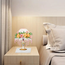 Load image into Gallery viewer, Flower Lamp Special Shaped Colorful Desktop Diamond Art Kits Bedroom Table Decor