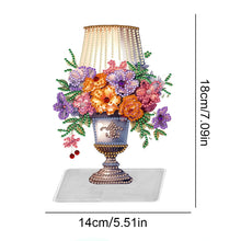 Load image into Gallery viewer, Flower Lamp Special Shaped Colorful Desktop Diamond Art Kits Bedroom Table Decor