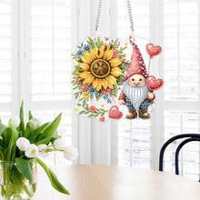 Load image into Gallery viewer, Acrylic Gnome Diamond Painting Home Decor Rhinestone Diamond Art Window Pendants