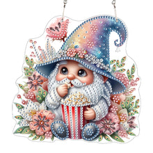 Load image into Gallery viewer, Acrylic Gnome Diamond Painting Home Decor Rhinestone Diamond Art Window Pendants