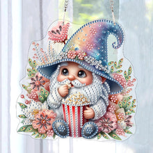 Load image into Gallery viewer, Acrylic Gnome Diamond Painting Home Decor Rhinestone Diamond Art Window Pendants