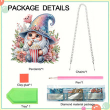 Load image into Gallery viewer, Acrylic Gnome Diamond Painting Home Decor Rhinestone Diamond Art Window Pendants