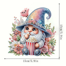 Load image into Gallery viewer, Acrylic Gnome Diamond Painting Home Decor Rhinestone Diamond Art Window Pendants