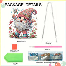 Load image into Gallery viewer, Acrylic Gnome Diamond Painting Home Decor Rhinestone Diamond Art Window Pendants