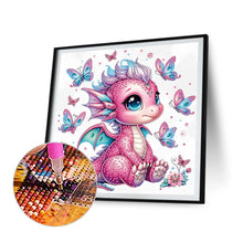 Load image into Gallery viewer, Diamond Painting - Partial Special Shaped - Butterflies and dragons (30*30CM)
