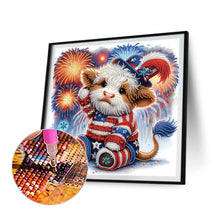 Load image into Gallery viewer, Diamond Painting - Partial Special Shaped - Independence day fireworks (40*40CM)