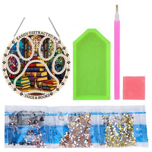 Load image into Gallery viewer, Acrylic Animal Diamond Art Hanging Pendant Colorful Diamond Painting Home Decor