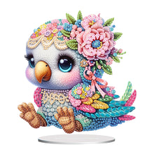 Load image into Gallery viewer, Acrylic Flower Sloth Parrot Cat Dragon Table Top Diamond Painting Ornament Kits