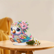Load image into Gallery viewer, Acrylic Flower Sloth Parrot Cat Dragon Table Top Diamond Painting Ornament Kits