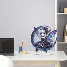 Load image into Gallery viewer, Acrylic Fairy Girl Desktop Diamond Art Kits Diamond Painting Tabletop Decoration