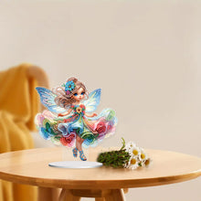 Load image into Gallery viewer, Acrylic Fairy Girl Desktop Diamond Art Kits Diamond Painting Tabletop Decoration
