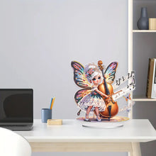 Load image into Gallery viewer, Acrylic Fairy Girl Desktop Diamond Art Kits Diamond Painting Tabletop Decoration