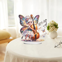 Load image into Gallery viewer, Acrylic Fairy Girl Desktop Diamond Art Kits Diamond Painting Tabletop Decoration