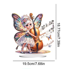 Load image into Gallery viewer, Acrylic Fairy Girl Desktop Diamond Art Kits Diamond Painting Tabletop Decoration