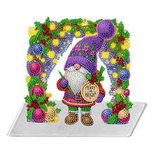 Load image into Gallery viewer, Acrylic Special Shaped Dwarf Diamond Painting Desktop Ornaments Kit for Beginner